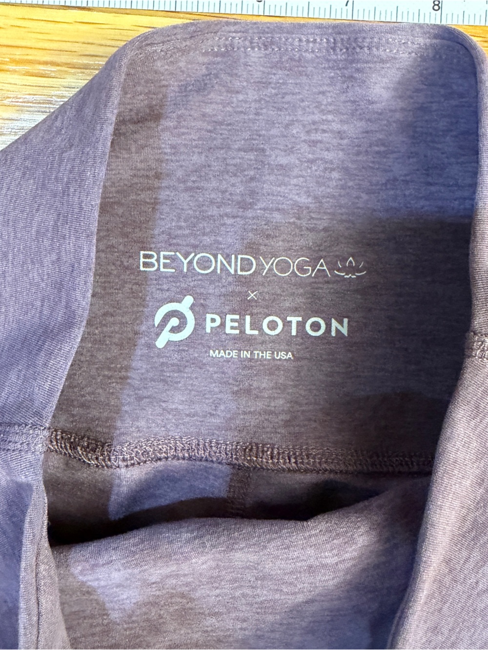 Beyond Yoga X Peloton High Waisted Leggings Heathered Pink - Size Est. Small - Picture 2 of 7